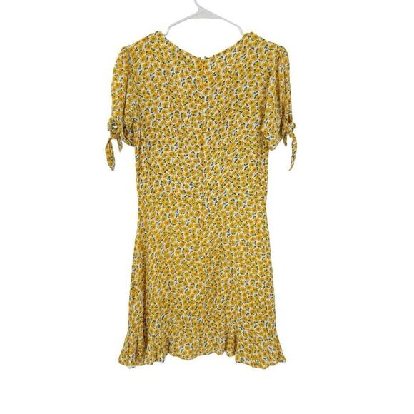 Faithfull the Brand Daphne Dress Marguerite Yellow Floral Sz XS - Picture 4 of 9